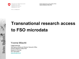Accreditation at FSO - Data without Boundaries