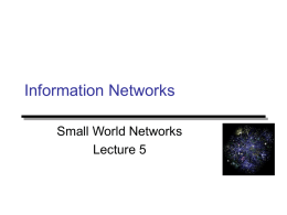 Information Networks - University of Ioannina