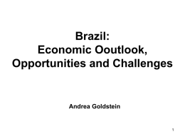 Brazil Economic Outlook - DSE