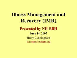 Illness Management and Recovery (IMR)