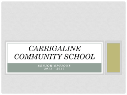 CARRIGALINE COMMUNITY SCHOOL