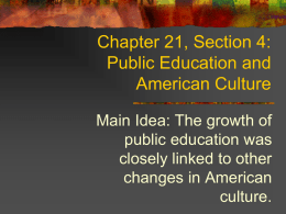 Chapter 20, Section 4 - Union Endicott High School