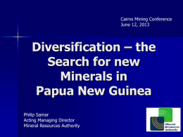 Opportunities & Prospects in Papua New Guinea