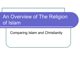 The Religion of Islam - Medina Church of Christ