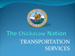 CHICKASAW NATION - Home - Oklahoma Transit Association
