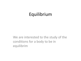 Equilibrium - Istituto Luzzago