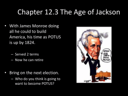 Chapter 12.3 The Age of Jackson