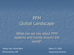PFM Global Landscape
