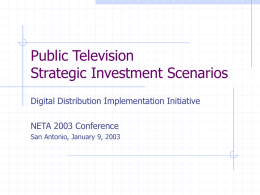Public Broadcasting Strategic Investment Scenarios