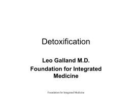 Detoxification - What is Integrated Medicine?