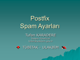Postfix Spam Ayarları