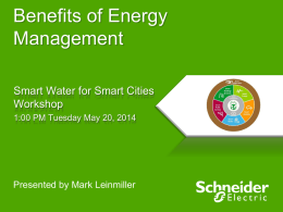 Water customer presentation