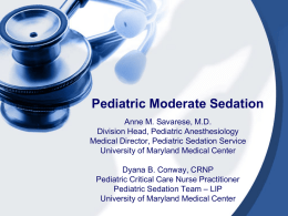 Presentation Title - University of Maryland Medical Center
