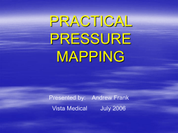 PRACTICAL PRESSURE MAPPING