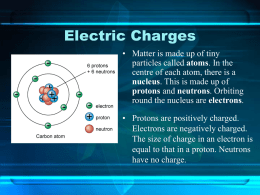 Electric Charges - St. Joseph's Anglo