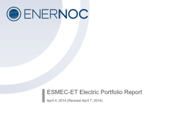 BRCPC Electric Supply Portfolio Report