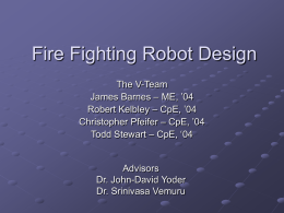 Fire Fighting Robot Design