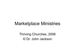 Marketplace Ministries