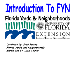 Introduction to FYN - St. Lucie County Extension Office