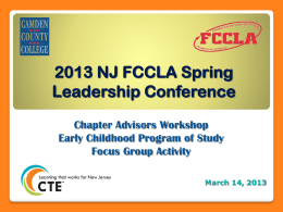 2013 FCCLA Spring Leadership Conference