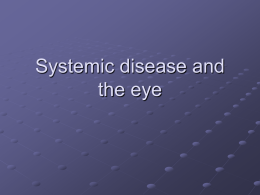 Systemic disease and the eye - International Council of