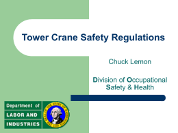 Tower Crane Safety