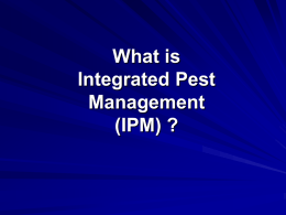 What is Integrated Pest Management (IPM)