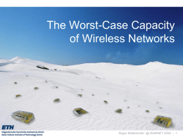 Worst-Case Capacity of Wireless Networks