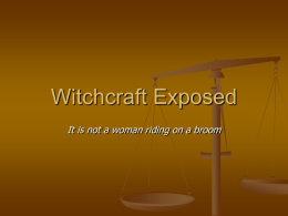 Witchcraft Exposed