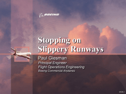 Stopping on Slippery Runways