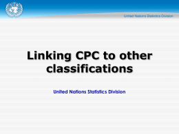 Linking CPC to other classifications