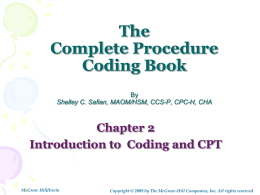 The Complete Procedure Coding Book By Shelley C. Safian