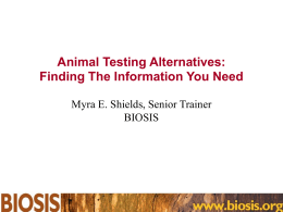 Animal Testing Alternatives: Finding The Information You