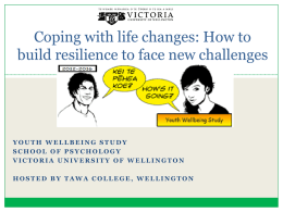 Coping with life changes: How to build resilience to face