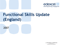 Functional Skills presentation