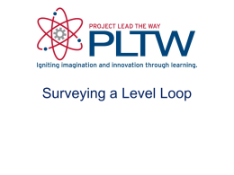 Surveying a Level Loop - CCSMS Engineering