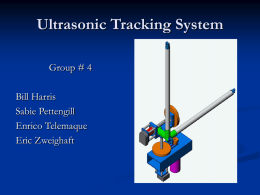 Ultrasonic Tracking System - Rensselaer Polytechnic Institute