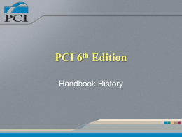 PCI 6th Edition - شرکت پارس پی بی ال, پس