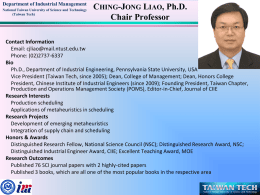 Po-Hsun Kuo, Ph.D. Assistant Professor