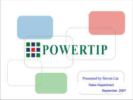 POWERTIP - Powertip Technology Corporation
