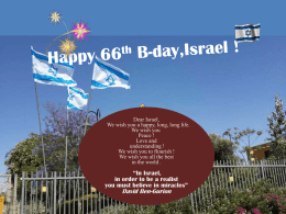 Happy 66th B-day,ISrael