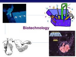 Biotechnology - Biology Junction
