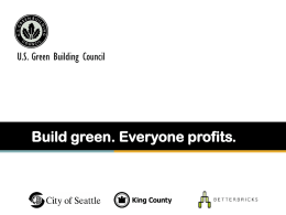 Green Building - Build Green NW