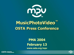 MPV Press Conference, PMA 2004, Feb. 13, 2004