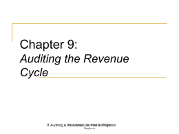 CIS-496 / I.S. Auditing