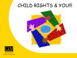 CHILD RIGHTS & YOU!!!