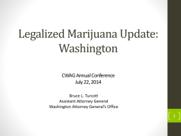 Legalized Marijuana Update