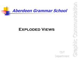 Exploded Views - Oban High School