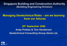 Geotechnical HKIE Seminar 2003