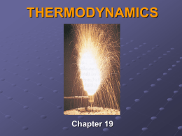 THERMODYNAMICS - University of the Witwatersrand